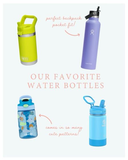 Our favorite water bottles for back to school season. The perfect fit for a backpack pocket! More on DoSayGive.com

#LTKFind #LTKSeasonal #LTKBacktoSchool