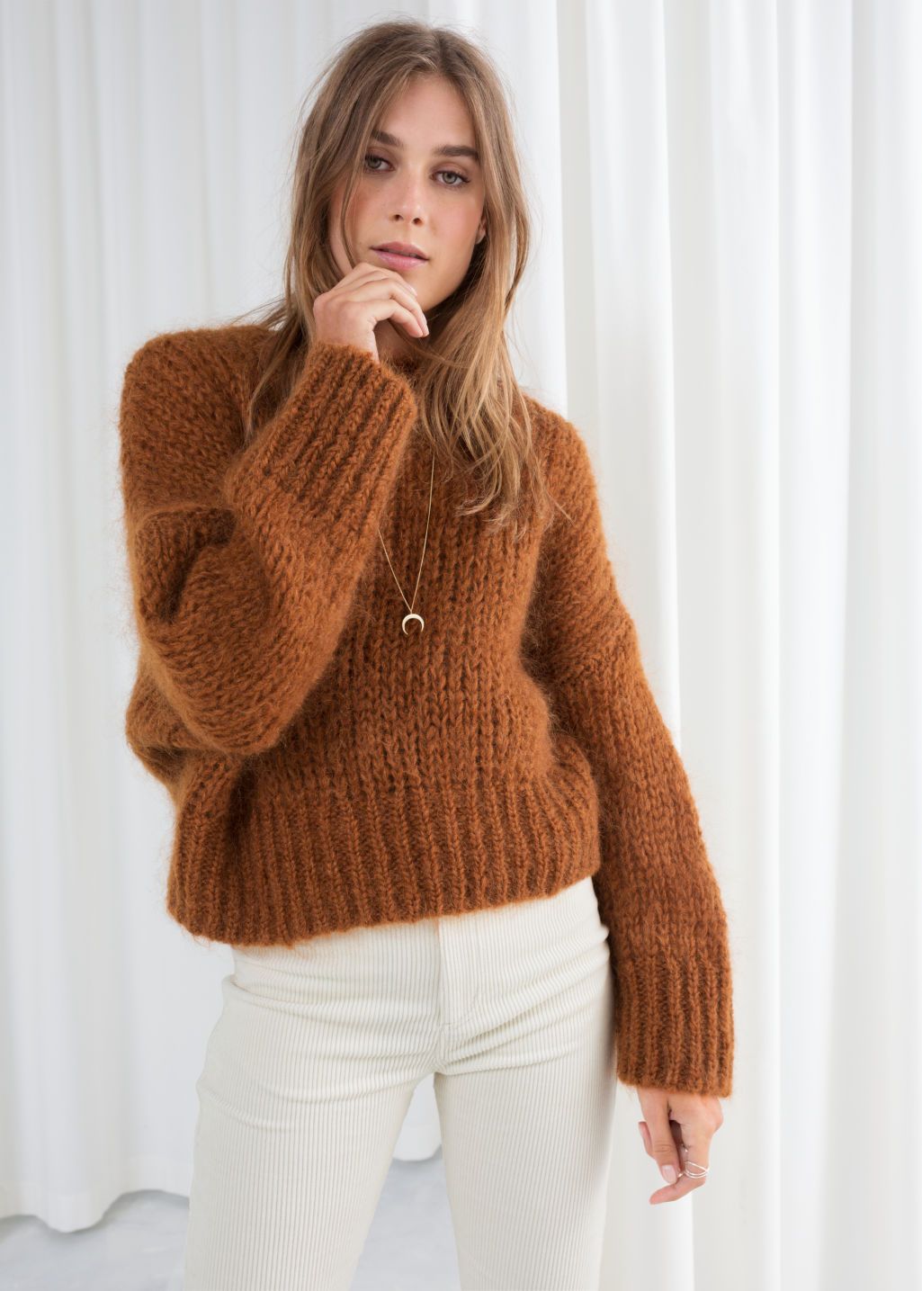 Wool Blend Chunky Knit Sweater | & Other Stories (EU + UK)