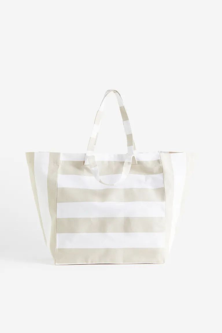 Cotton Canvas Beach bag | H&M (US)