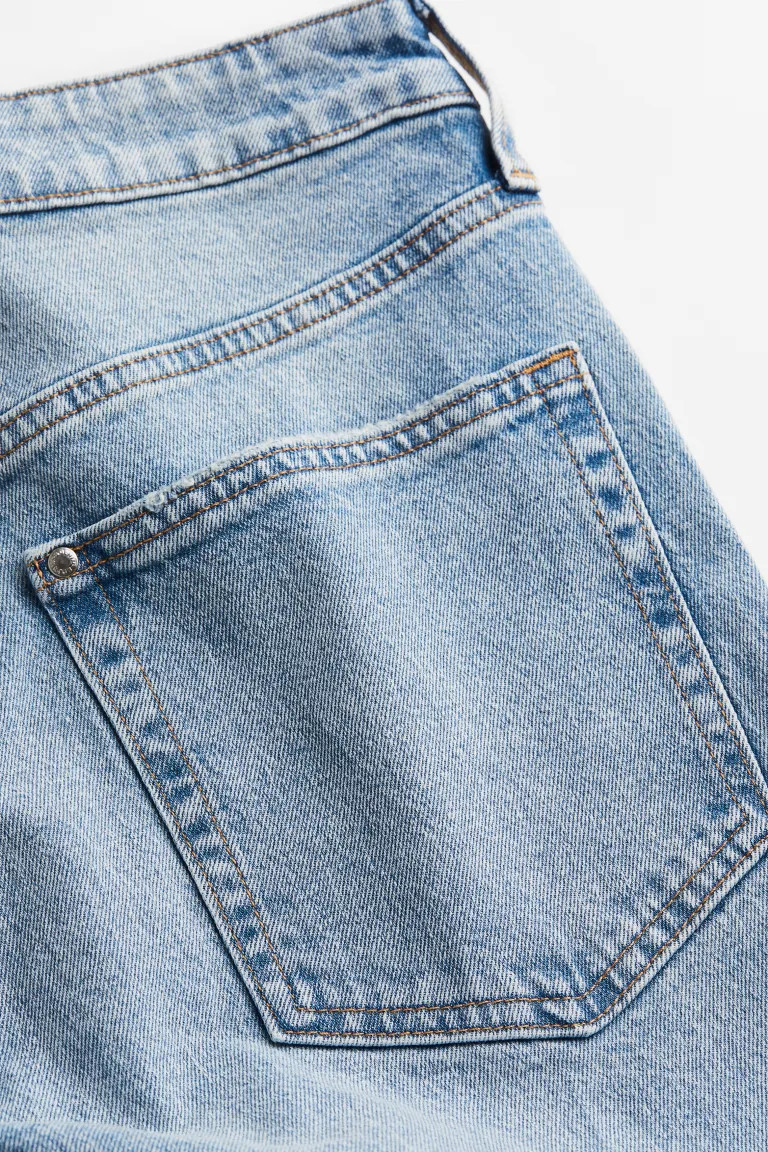 Vintage Straight High Jeans - Light denim blue - Ladies | H&M US | H&M (US + CA)
