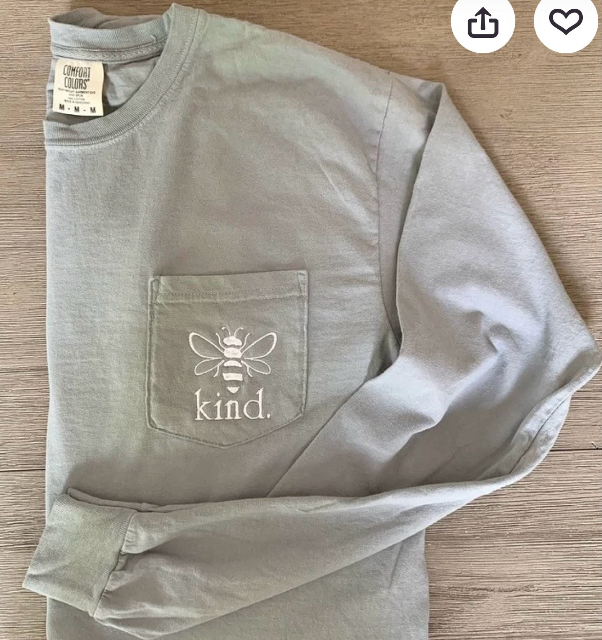 10% off 🎉

Bee Kind Long Sleeve Tee- Comfort Colors Bumblebee Pocket Tee- Personalized Pocket T-Shirt- Ring Spun Pocket Comfort Colors Monogram Tee

#LTKSaleAlert