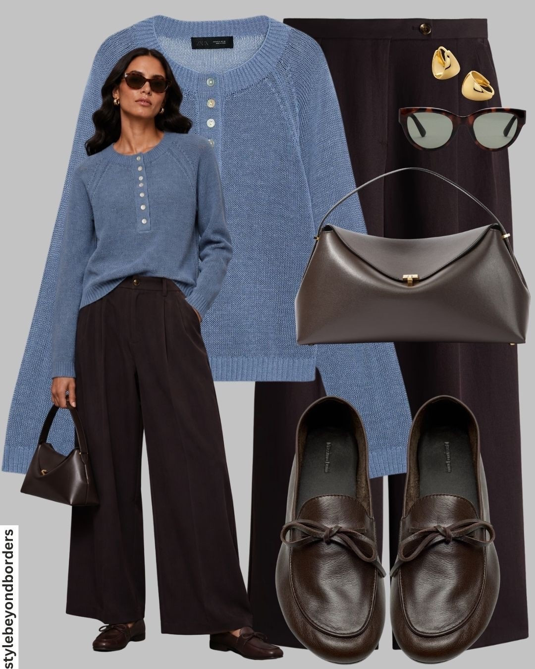 Blue and brown outfit styling 🦋🤎



Tags: blue cardigan, blue soft knit jumper, brown trousers, brown loafers, work outfit, chic formal look, classy outfit, elevated outfit, zara

#LTKstyletip #LTKautumn #LTKworkwear