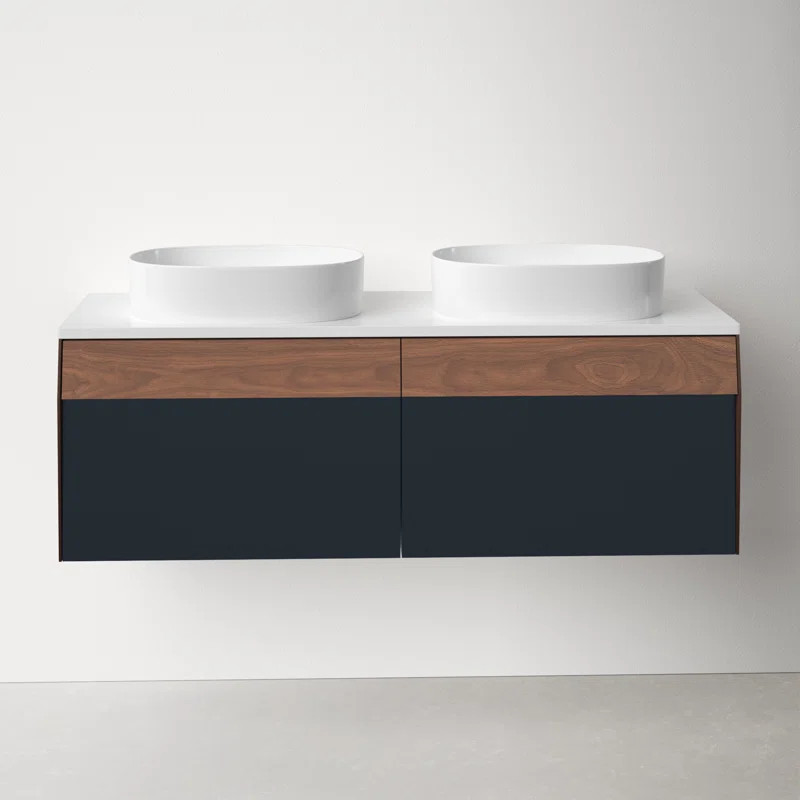 Lynwood 55'' Double Bathroom Vanity | Wayfair North America