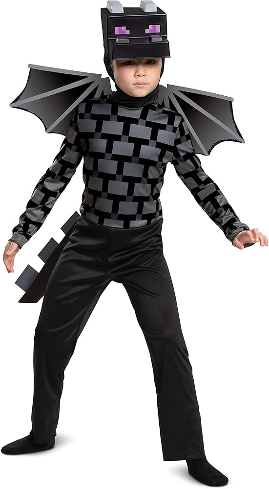 Disguise Minecraft Ender Dragon Costume for Kids, Video Game Inspired Character Outfit | Amazon (US)