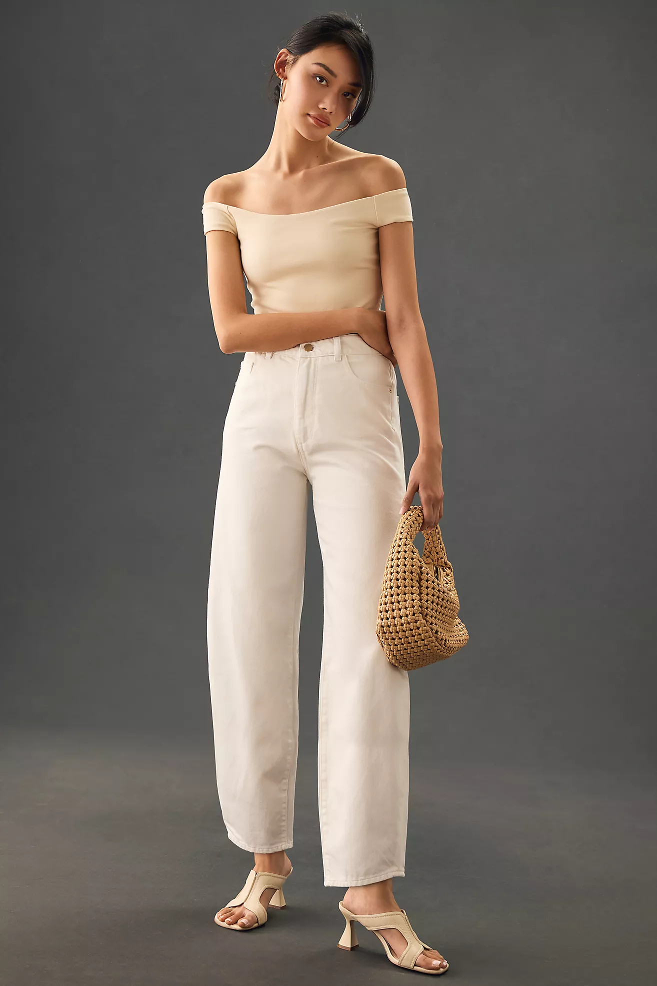 DL1961 Miro High-Rise Barrel Jeans | Anthropologie (US)