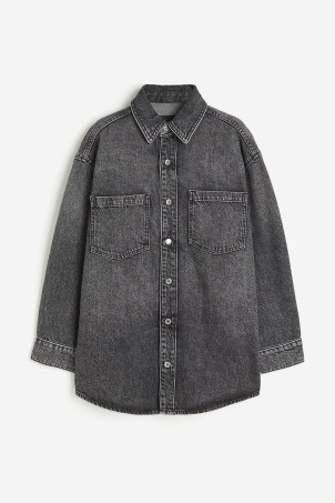 Feather Soft Denim Shirt | H&M (US + CA)