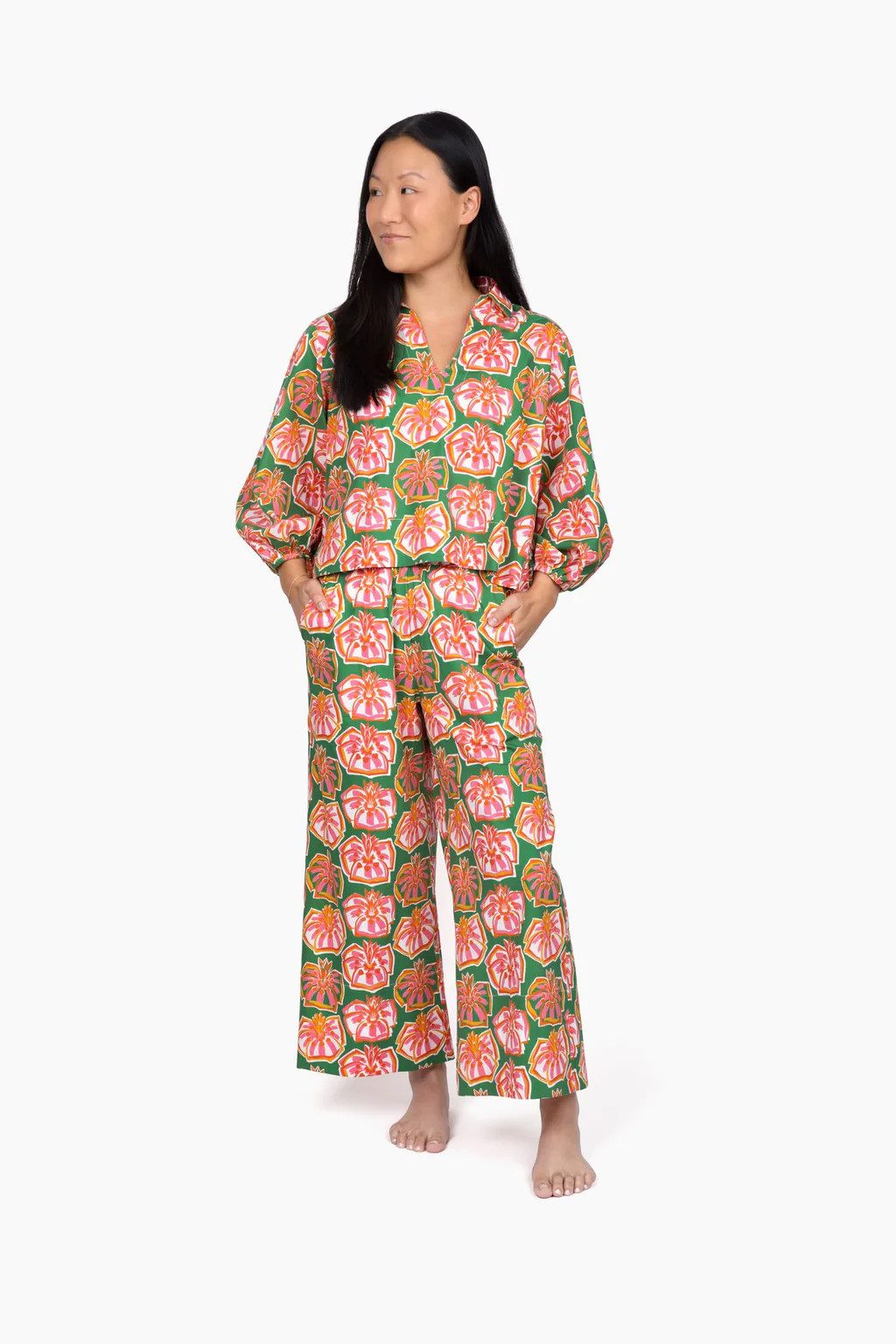 Take Pause Pant Set - Jolly Bloom | Quiet Culture