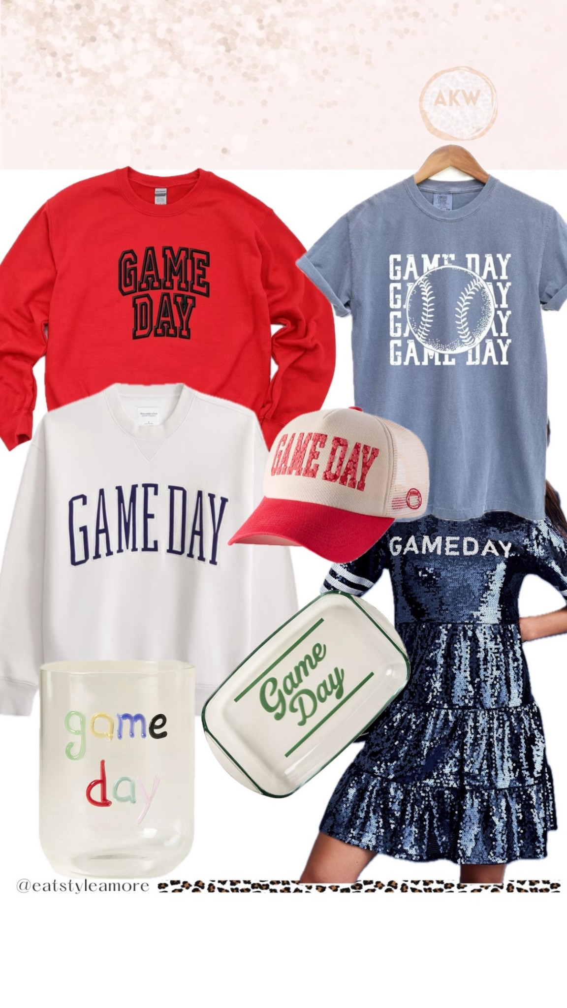 Feminine girly game day clothes and accessories. 

#LTKSeasonal #LTKStyleTip