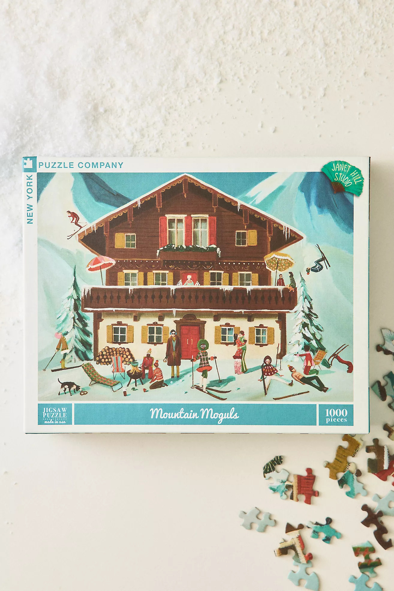 Mountain Moguls 1,000-Piece Puzzle | Anthropologie (US)
