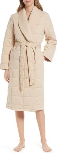 Organic Cotton Knit Puffer Robe | Nordstrom