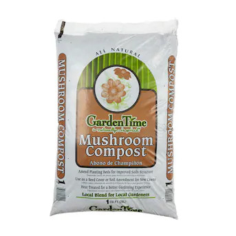 Garden Time Mushroom Compost 1-Cu FT Organic Compost Provides organic nutrients | Lowe's