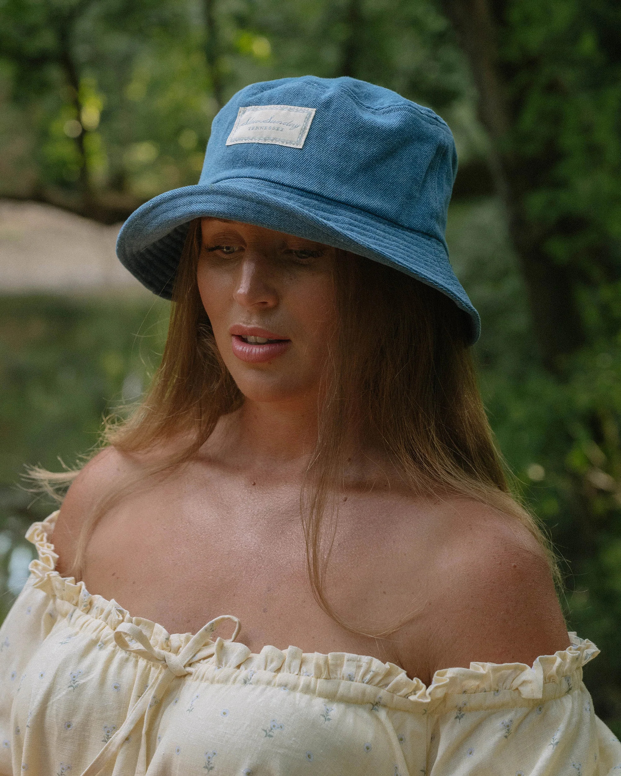 Bucket Hat in Denim | Slow Sunday