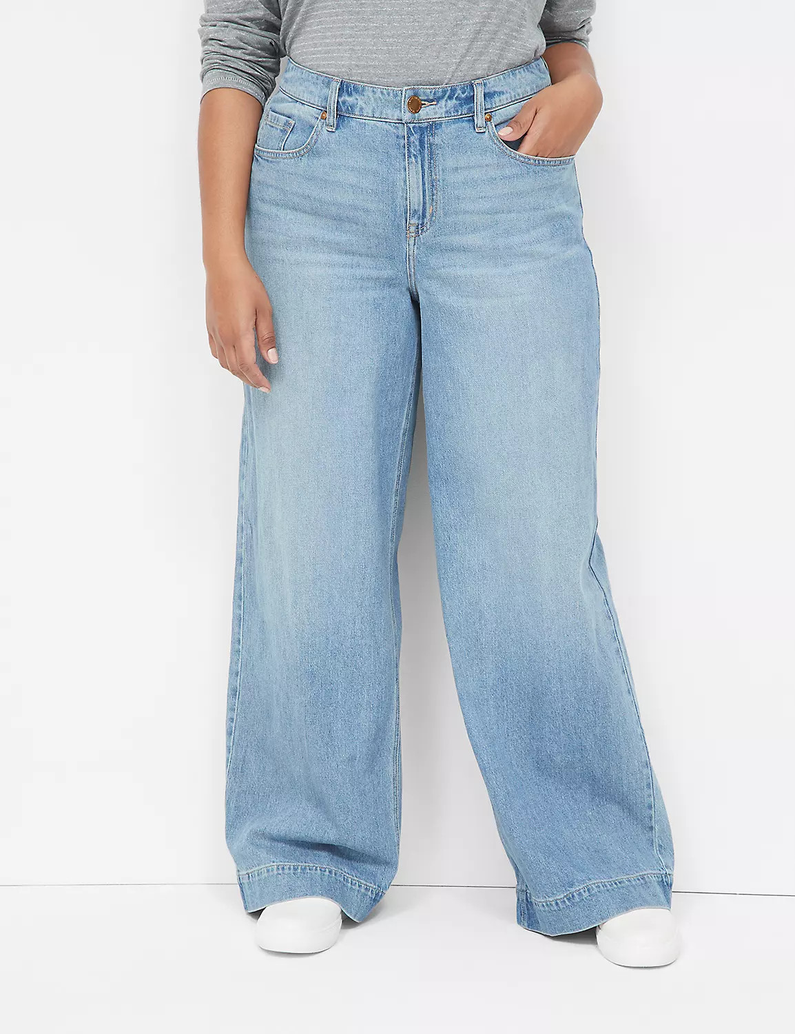 Signature Fit Wide Leg Jean | LaneBryant | Lane Bryant (US)