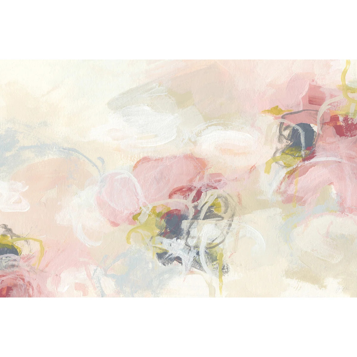 " Cherry Blossom III " Painting Print | Wayfair North America