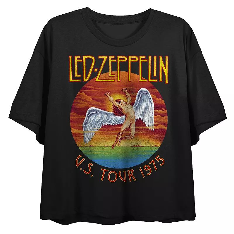 Juniors' Led Zeppelin United States Tour 1975 Graphic Tee | Kohl's