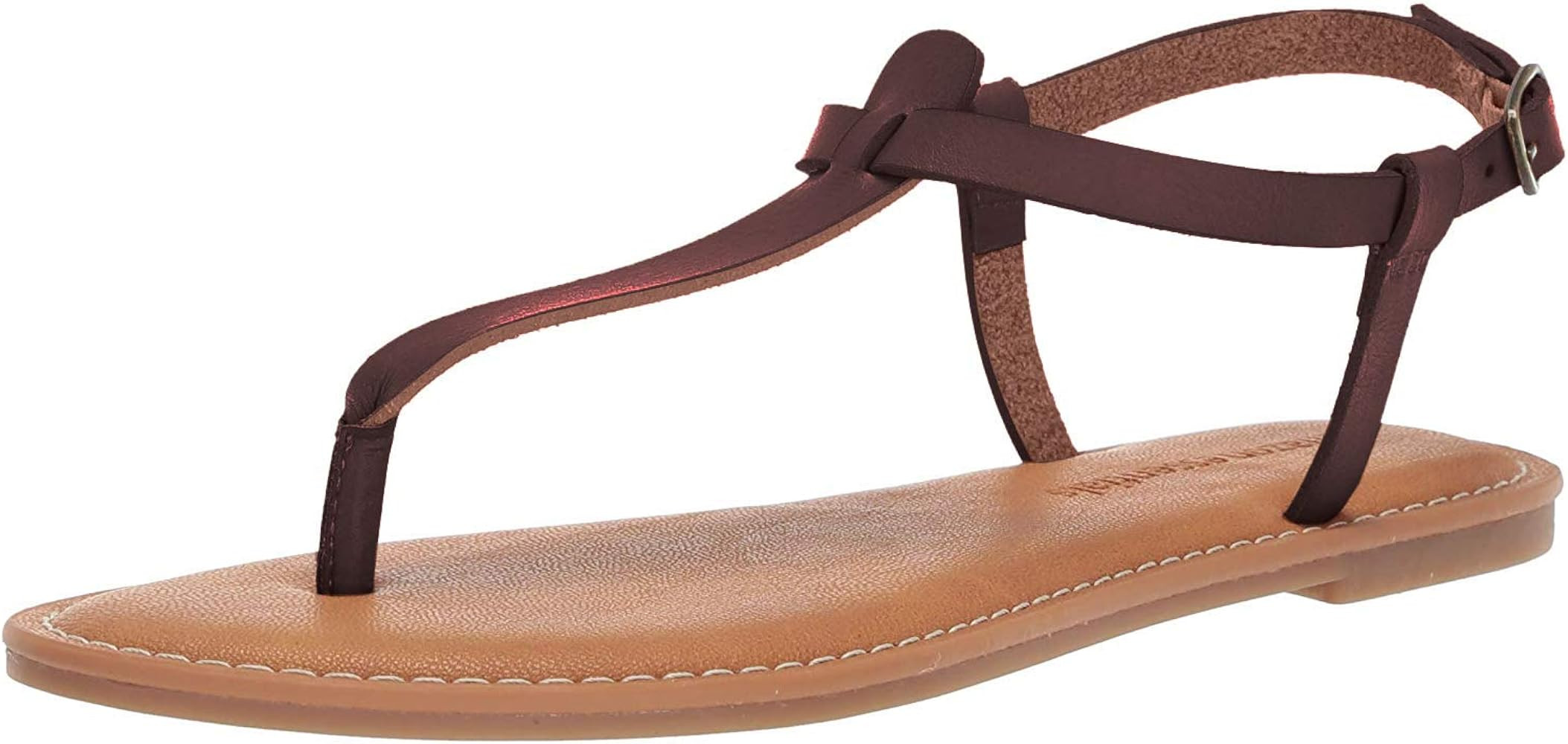 Amazon Essentials Women's Casual Thong Sandal with Ankle Strap | Amazon (US)