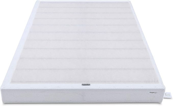 Amazon Basics Sturdy Smart Box Spring Bed Base, 5-Inch Height Mattress Foundation, Strong Support... | Amazon (US)