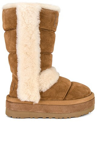 Classic Chillapeak Tall Boot in Chestnut | Revolve Clothing (Global)