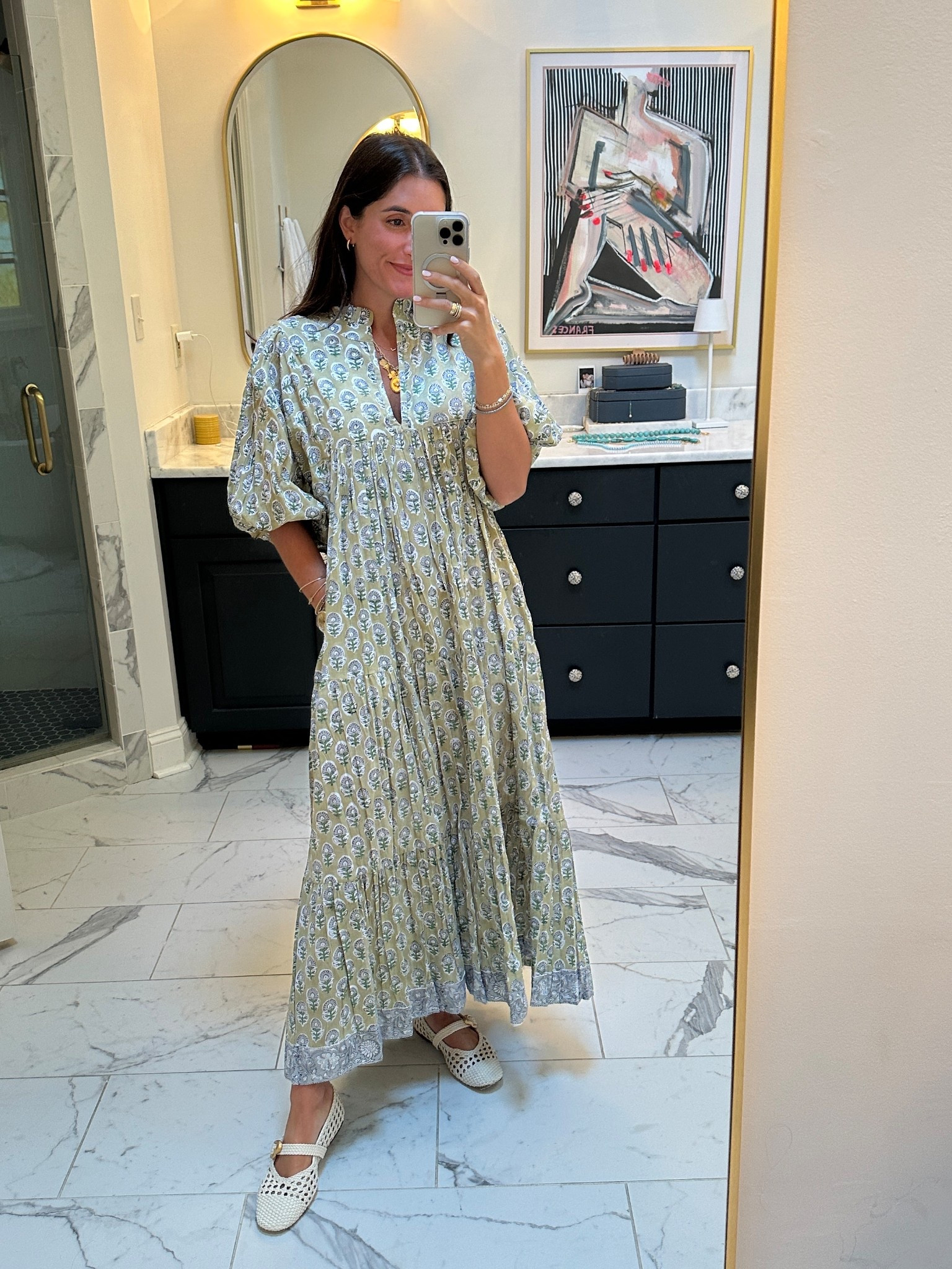 what I wore to church! Bump friendly, has pockets, and comes with a removable tie! In an xs  

#LTKFindsUnder100 #LTKSeasonal #LTKBump