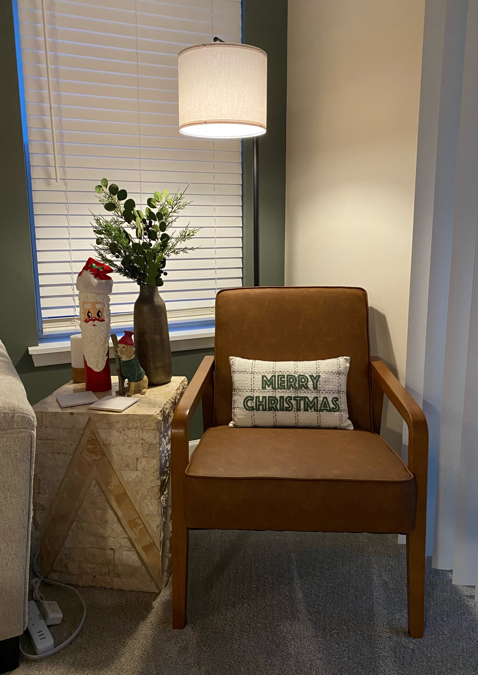 Christmas Reading Chair is good to go! 

#LTKhome #LTKHoliday #LTKSeasonal