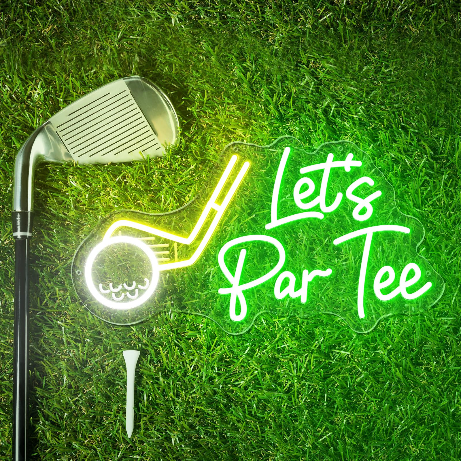 Let's Par Tee Golf Neon Signs for Wall Decor, Dimmable LED Light for Party Sign Neon Lights Signs... | Amazon (US)