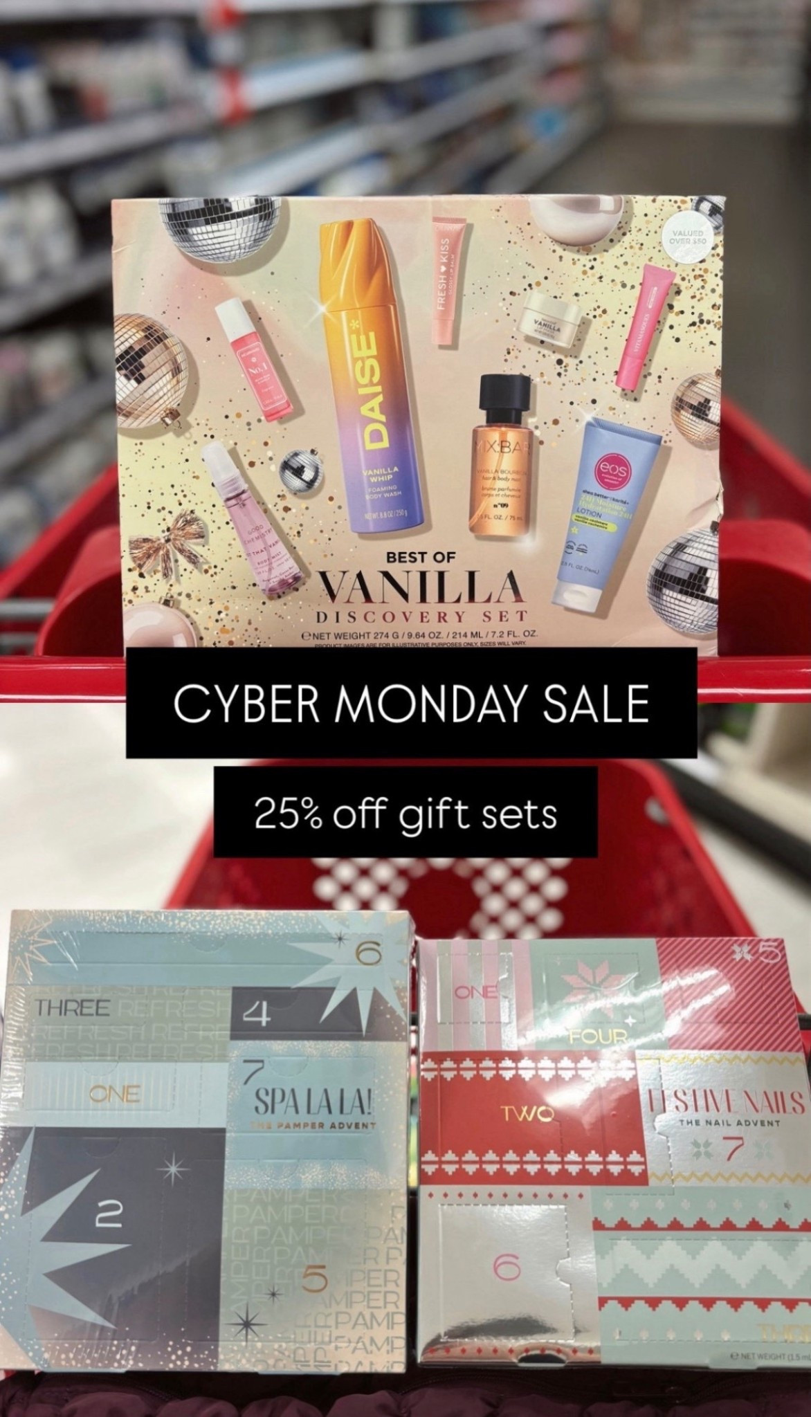 🤍 Cyber Monday at Target 🎯✨🤍

Gift sets are 25% off! Great for gift giving, or open up and use as stocking stuffers! 

#LTKGiftGuide #LTKCyberWeek #LTKHoliday