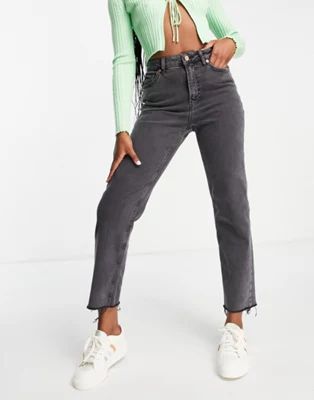 New Look straight leg jeans in black | ASOS | ASOS (Global)