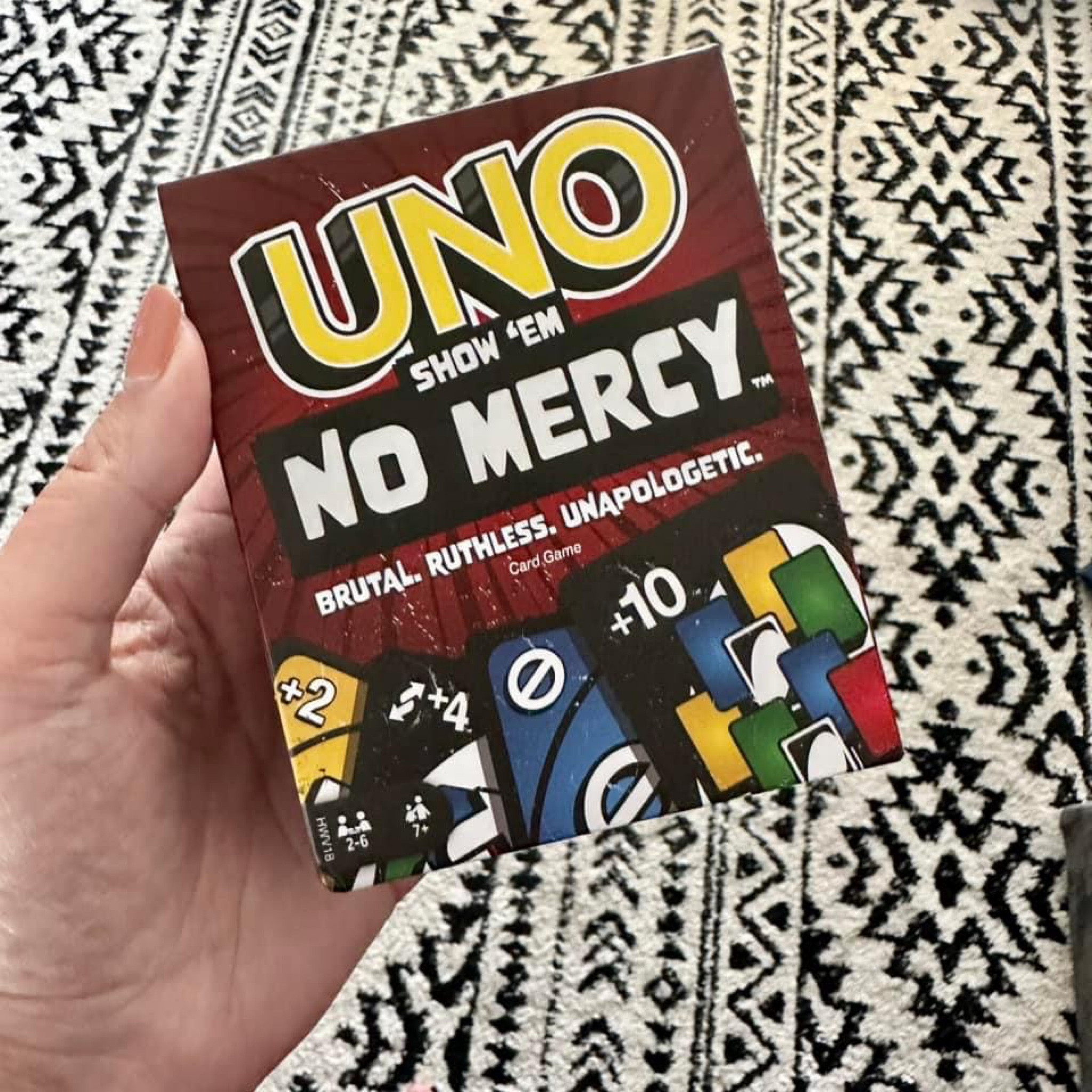 UNO Show 'Em NO MERCY Brutal, Ruthless, Unapologetic, Card Game