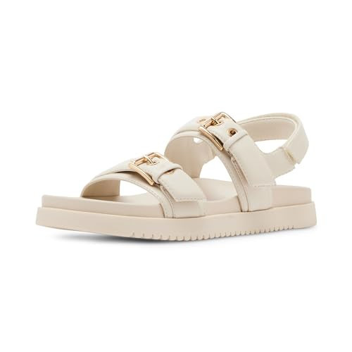 Madden Girl Women's Sprintt Flat Sandal, Bone Paris, 6.5 | Amazon (US)