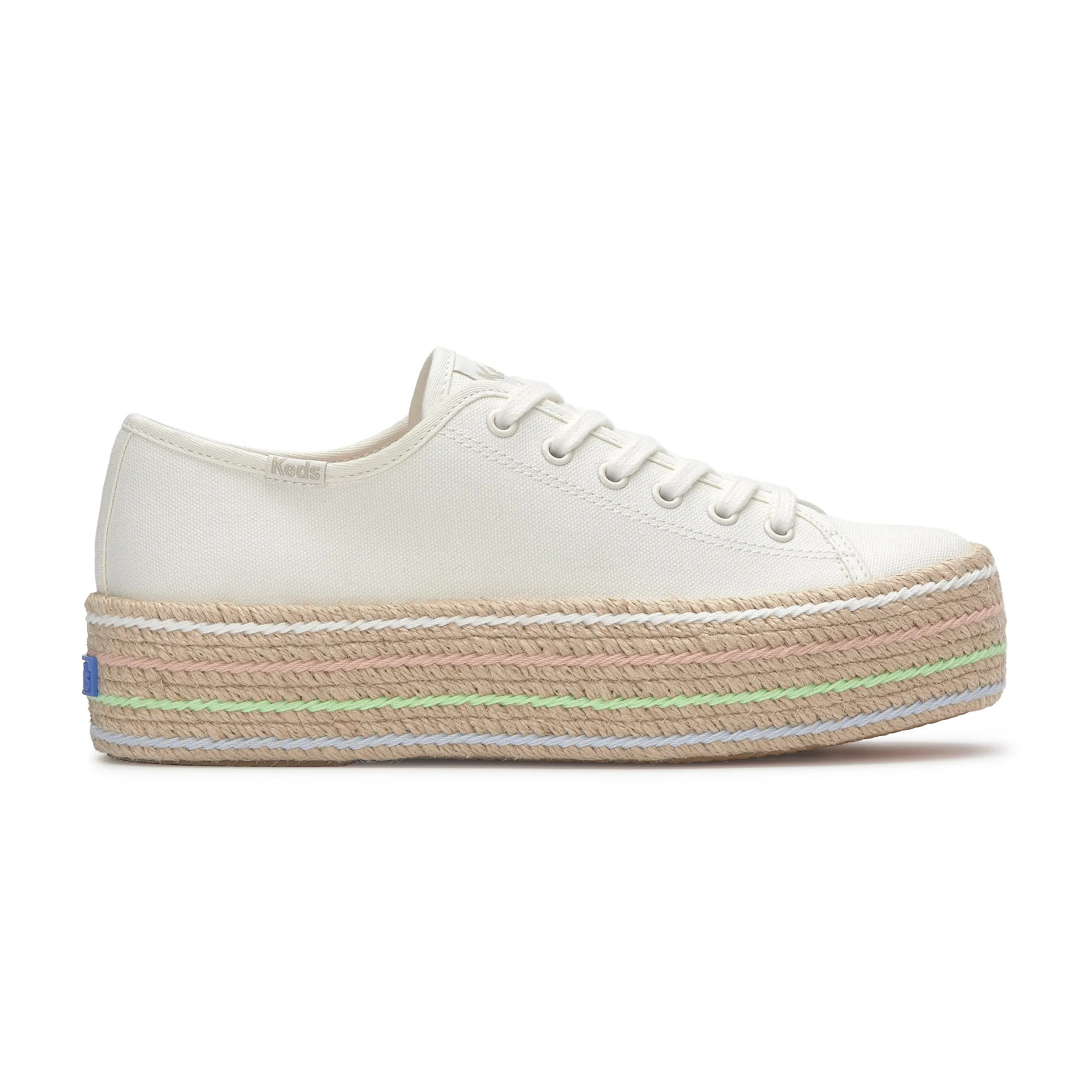 Keds Triple Up Canvas Jute Foxing Lace Up | Keds US