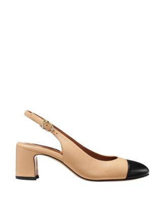MARGAUX Women's The Cap-Toe Cluny Slingback Pumps | Bloomingdale's Shoes | Bloomingdale's (AU)