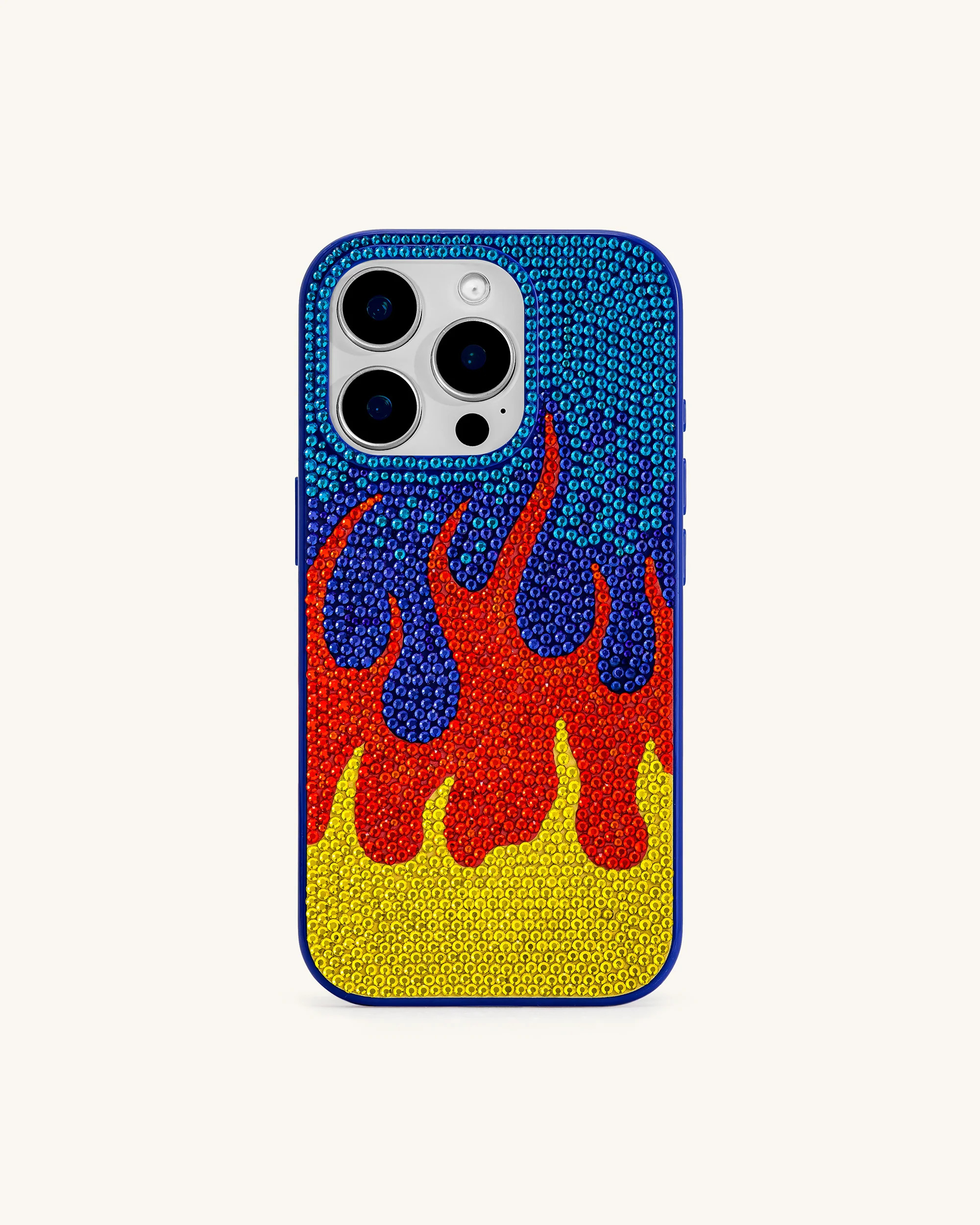 Flame Pattern iPhone Case - Multicolor Blue | JW PEI US