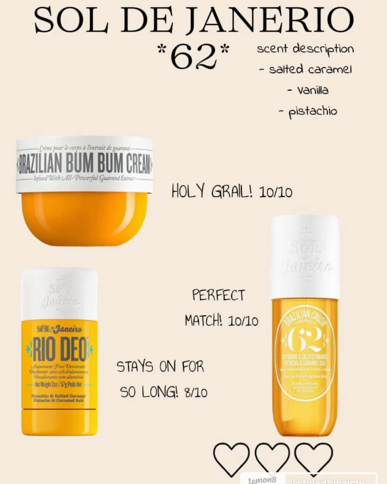 I use all the oils and anything in the orange line!   I get compliments all day! 

Checkout these Best Selling products 

The Body Care Routine 
The perfect Body Care routine is the one that works best for your skin type and needs. Whether you're indulging in a night skin care routine for glowing skinor just need to quickly moisturize before catching up with friends, we’ve got you covered with our Body Care routine steps. 
Scrub 
Start your routine priming your skin with a scrub. First, step into your bath or shower and dampen your skin. Then scoop up a generous amount of your favorite scrub and massage it into circular motions to remove dry, dead skin. 
Wash 
Rinse off the leftover scrub and move on to your Body Wash. Lather up so you cleanse all over.  
Oil 
Step out of the shower and hold putting on body cream for just minute. Instead, massage on a nourishing body oil. Rub into damp skin, then layer your body cream on top (or even mix the two). Bum Bum Body Firmeza Oil is a favorite for deep nourishment and reducing feelings of puffiness. 
Moisturize 
Finally, lock in moisture with a Body Cream. Smooth it all over and let deep moisture sink in. Then waltz out of the bathroom feeling like your best self. 
A Joyful Glow 
Even in wintertime, smooth, soft, and radiant skin is within reach with our bath routine for glowing skin. While you won’t need to exfoliate more than twice a week, it’s good practice to make the other steps part of your daily routine. In no time, you’ll notice your best skin yet.  #soldejaneiro