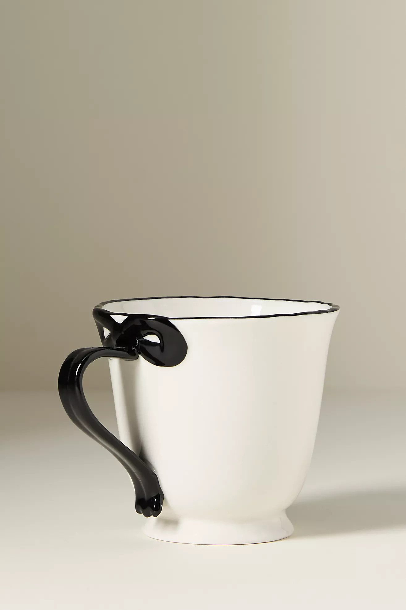 Benedita Bow Stoneware Mug | Anthropologie (US)