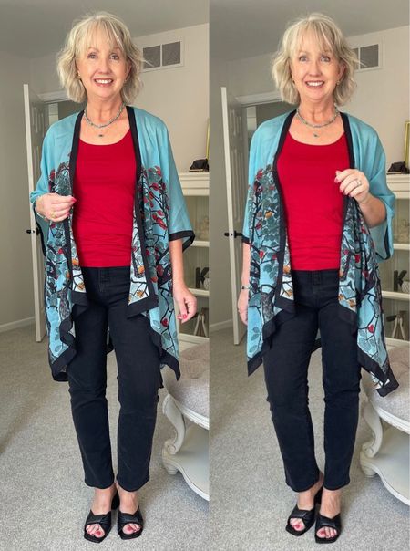 Today I am also showing an old kimono that I love. They are so easy to style and I think they elevate any look! 

#LTKSeasonal #LTKFind #LTKstyletip