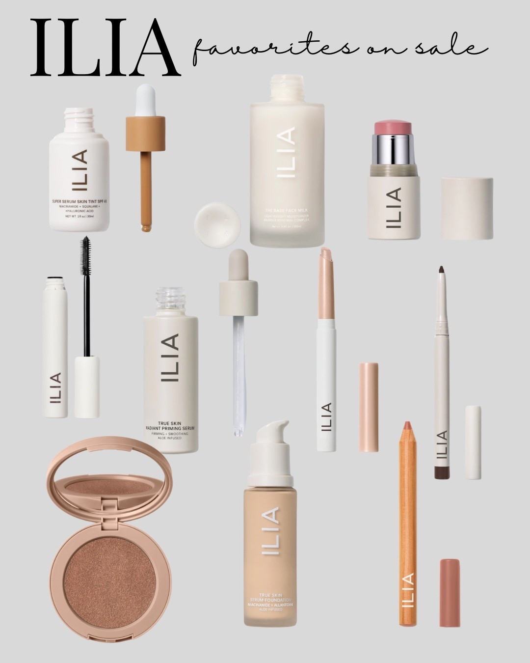 My favorite everyday beauty products from ILIA are on sale  

#LTKCyberWeek #LTKBeauty #LTKOver40
