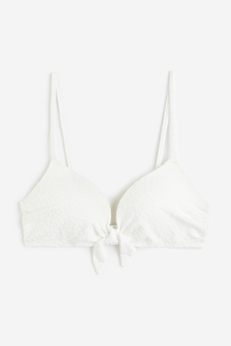 H & M - Push-up bikini top - White | H&M (UK, MY, IN, SG, PH, TW, HK)