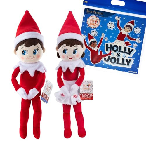 The Elf on the Shelf 12" Plushee Pal® Snuggler Elf Light Girl & Boy | Amazon (US)