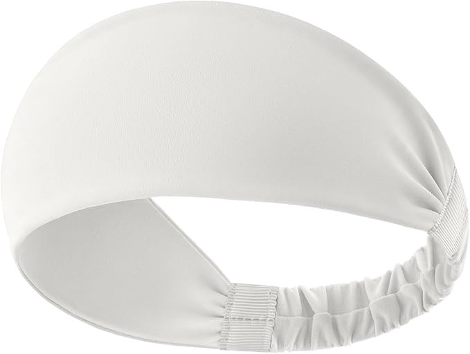 Sweat Band Wide Headband Sports Running Workout Moisture Wicking | Sweat-Wicking, Non-Slip, Skin-... | Amazon (US)