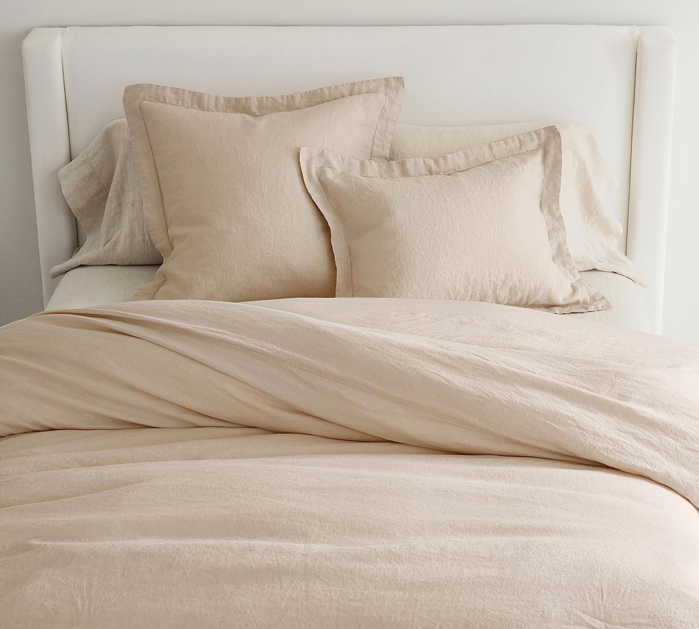 Belgian Flax Linen Duvet Cover & Shams | Pottery Barn (US)