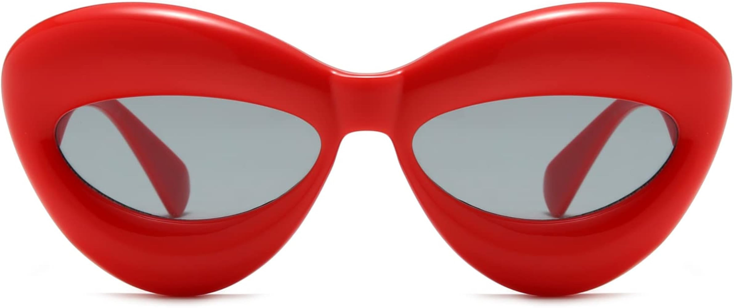 Long Keeper Lunettes de Soleil Retro Oeil de Chat Mode Lunette Vintage Forme De Lèvres UV400 Lun... | Amazon (FR)