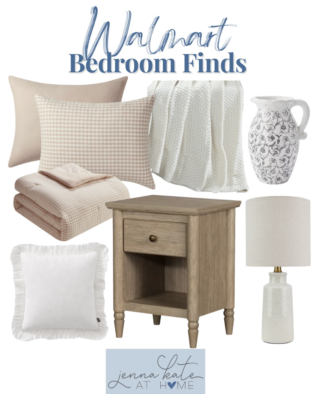 Walmart bedroom finds include vase, table lamp, nightstands, throw blanket , comforter set.

Home decor, bedroom decor, looks for less

#LTKHome #LTKSeasonal #LTKSaleAlert