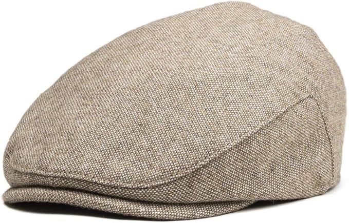 JANGOUL Kids Wool Tweed Flat Cap Herringbone Boy Girl Newsboy Caps Infant Toddler Child Youth Ber... | Amazon (US)