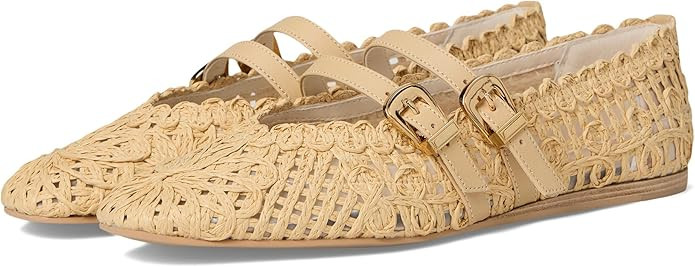 Dolce Vita Women's Baylee Ballet Flat, Natural, 7.5 | Amazon (US)