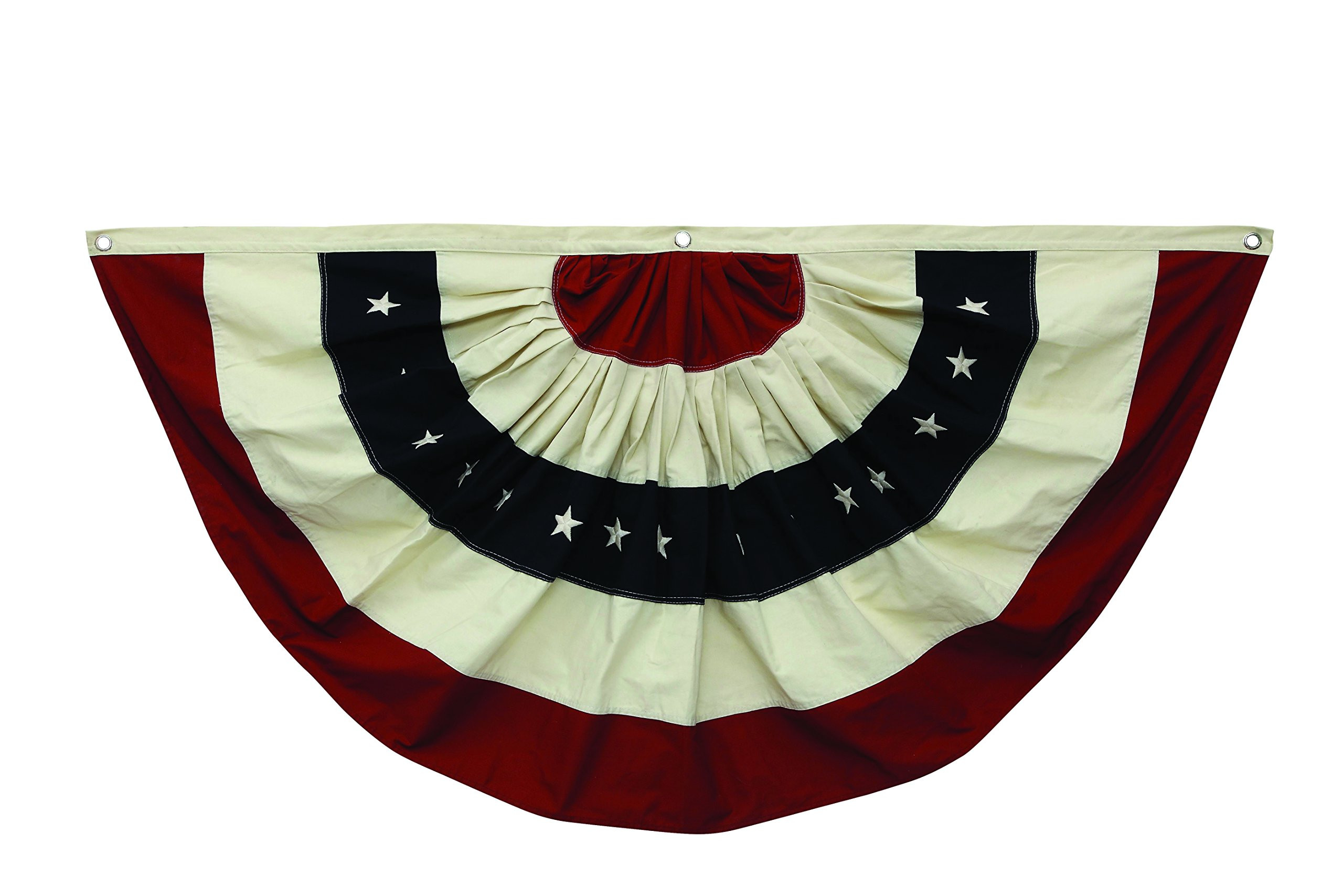 Creative Co-Op Fabric Flag Wall Décor in Half Circle Design | Amazon (US)