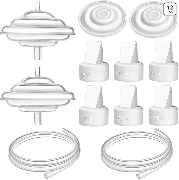 PumpMom-us Breast Pump Parts for Spectra, Replace Duckbill Valves Tubes Backflow Protector Membra... | Amazon (US)