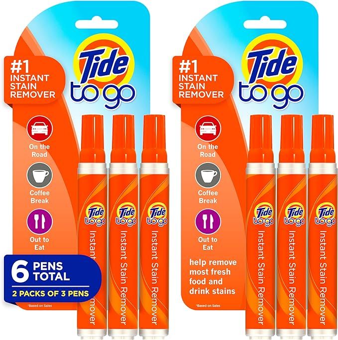 Tide Stain Remover for Clothes, To Go Pen, Instant Stain & Spot Remover for Clothes, Travel & Poc... | Amazon (US)