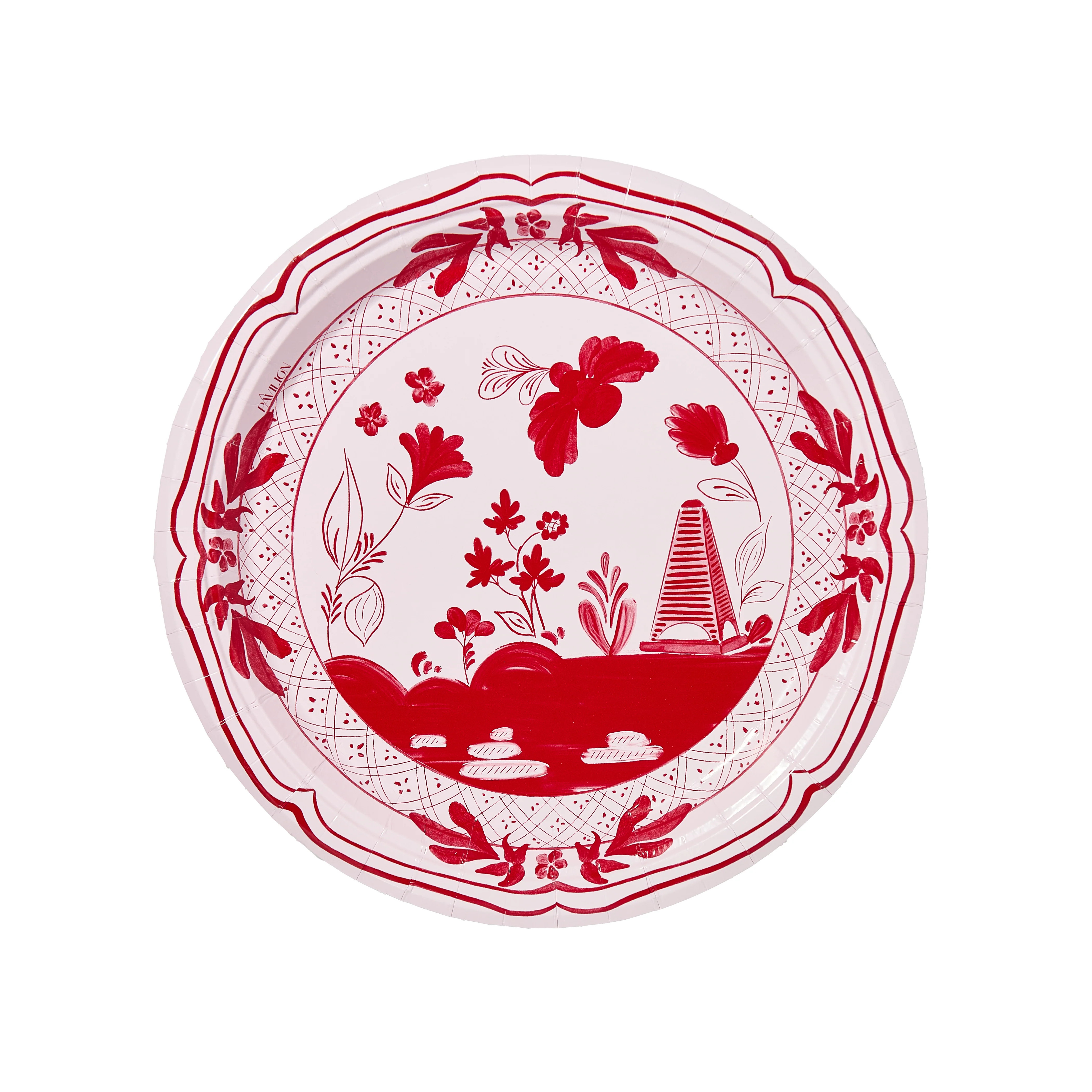 Ballet and Cherry Beachside Pavilion Dinner Plate - 8 pack | Pavilion Paper