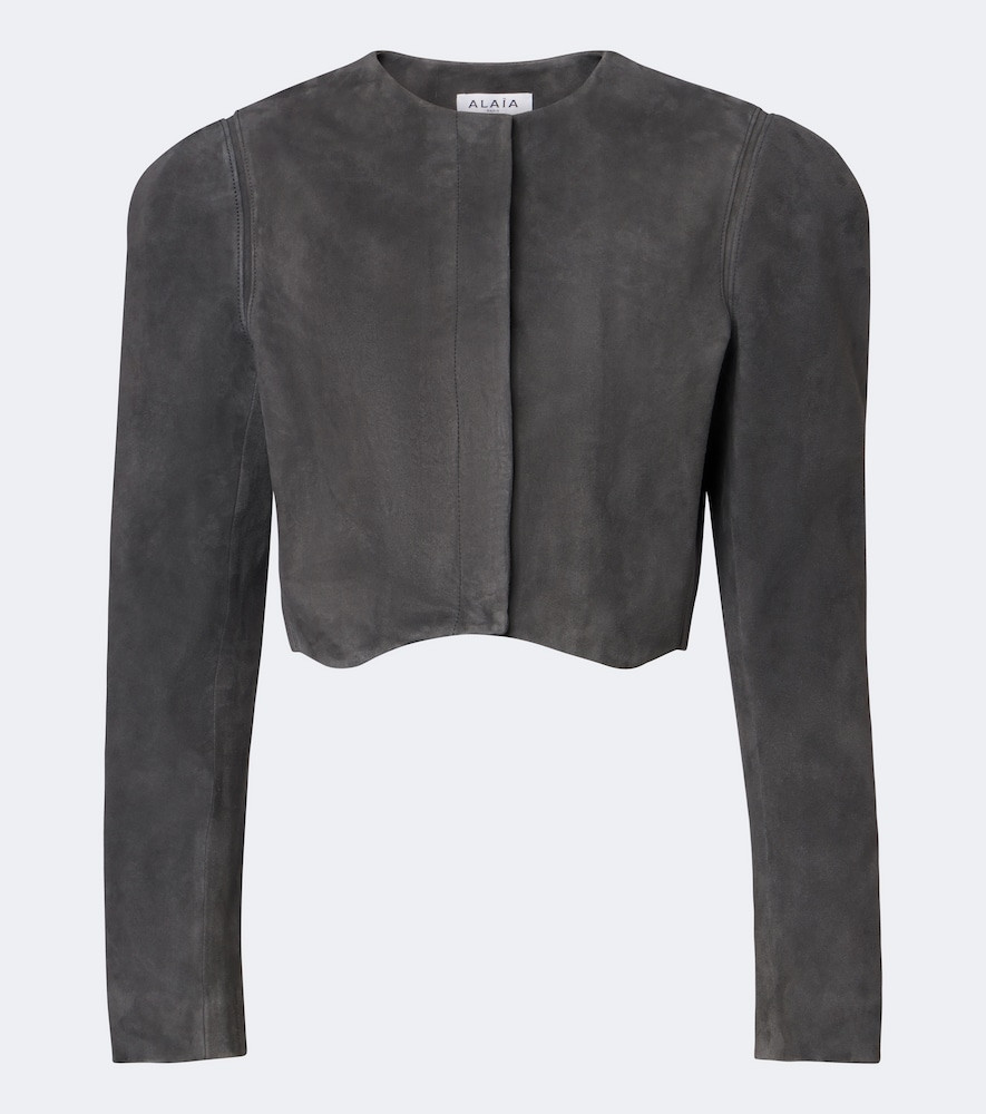 Alaïa Cropped suede jacket | Mytheresa (US/CA)