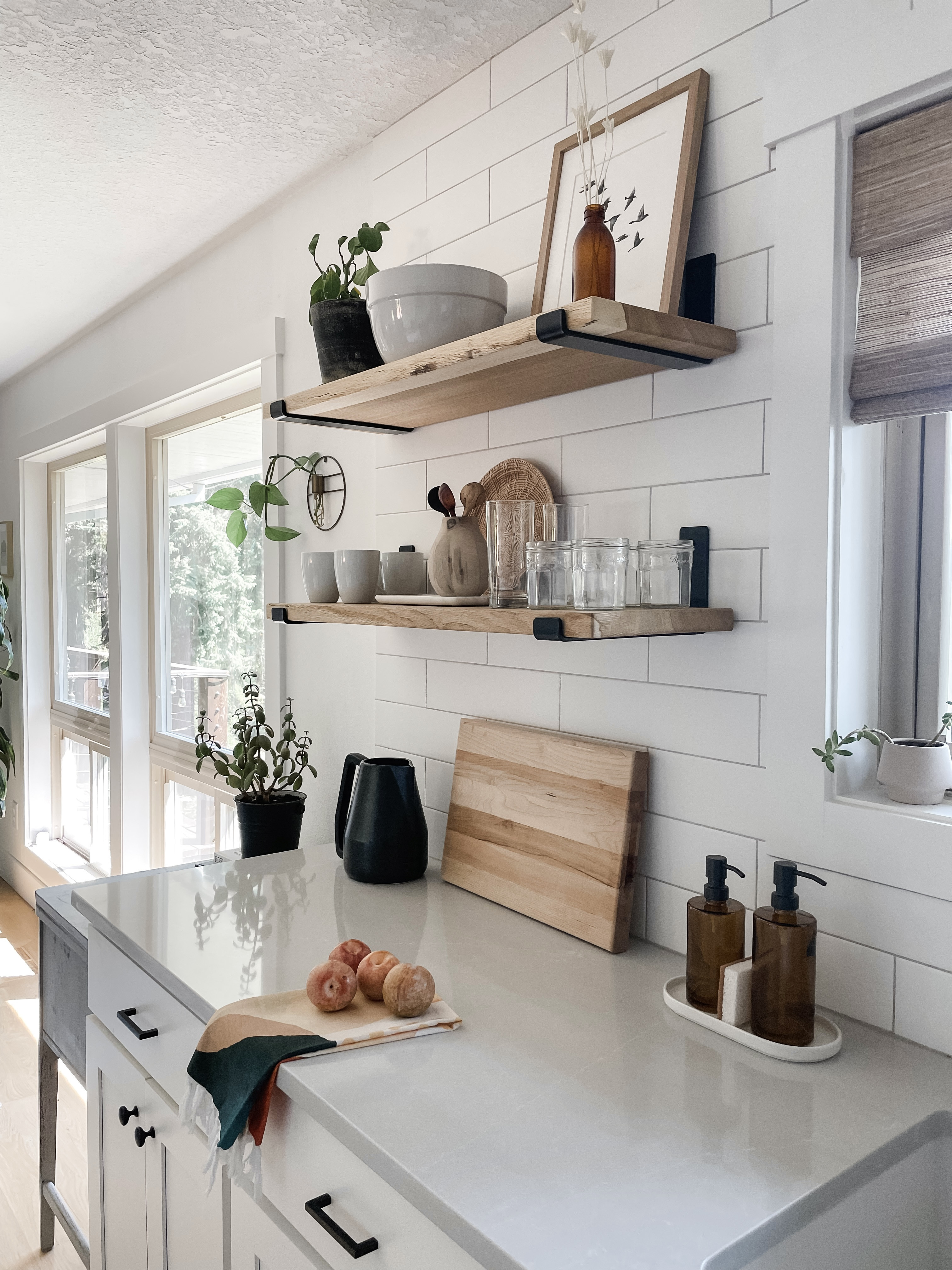 Late summer shelf styling and kitchen decor. In addition to open shelves, these decor pieces are perfect to mix and match for minimal organic modern aesthetic.

#LTKHome